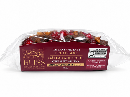 Cherry Whiskey Fruitcake 375g