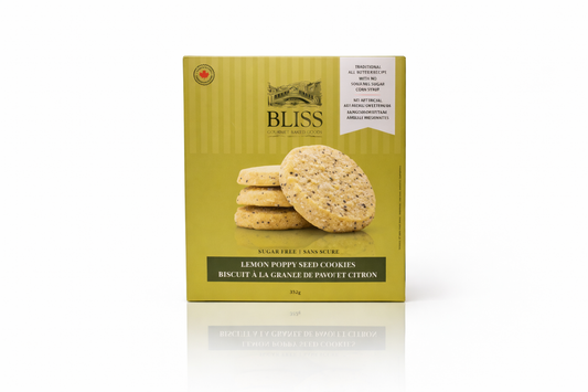 Sugar Free Lemon Poppy Seed Cookies Box